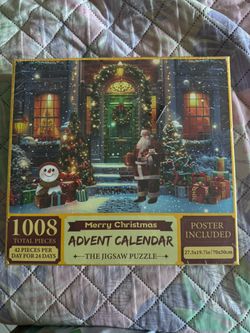 24-day Christmas Advent Calendar Jigsaw Puzzle 
