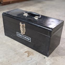 Craftsman 16” Black Metal Toolbox