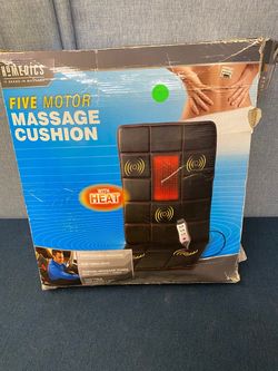 Five Motor Massage Cushion With Heater Pad