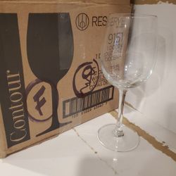 NEW Libbey 9151 12 oz Wine Glass Glasses Performa Contour Reserve by Libbey Clear Lot of 12
