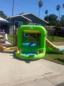Bounce house used 3 times with blower