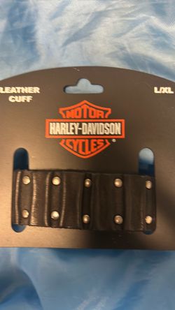 Harley Davison leather cuff L/CL