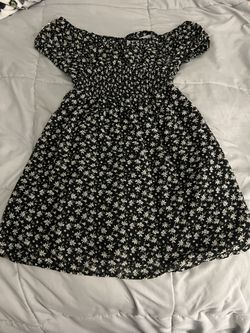 Black Flower dress 