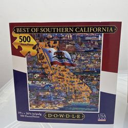Dowdle Jigsaw Puzzle - Best of Southern California. 
