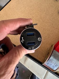 Motorcycle DIN Hella Plug to Dual USB Quick Charge 3.0 Adapter (Triumph/BMW/Ducati)