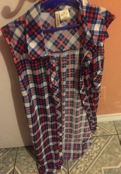 Flannel dress size M
