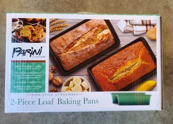 New Parini 2pc Loaf Baking Pans
