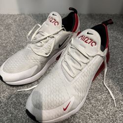 Nike Air Max 270 (white/red colorway) Size 12