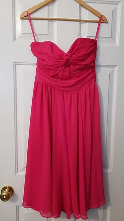 Strapless Pink Cocktail Dress