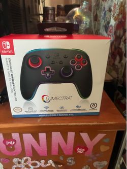 Title: PowerA Lumectra Wireless Controller for Nintendo Switch - Brand New