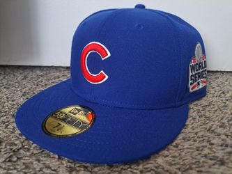 Chicago Cubs New Era Fitted 59Fifty 5950 Hat Cap Size 7 3/8 BNWT