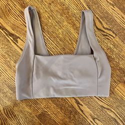 Victoria’s Secret PINK Active lightly lined sports bra beige size medium 