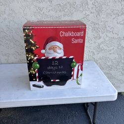 Chalkboard Santa 