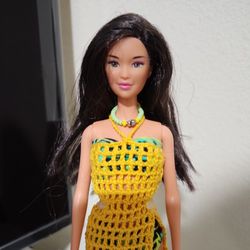 Boho Asain Barbie Doll