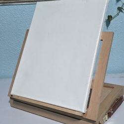 Table Easle And Sketch Box Unbranded Included 11x14 Canvas