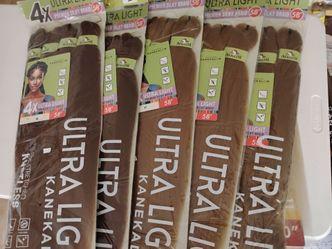 5 -Packs 4x Kanekalon Brainding Hair 58 inches