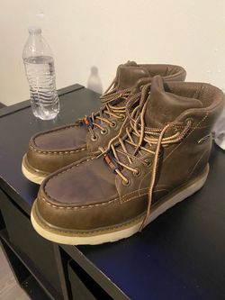 Steel toe boots