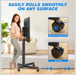 Rolling TV Stand for 32-70 Inch