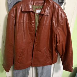 Vintage Wilson’s  Brown Leather Jacket