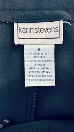 Karin Stevens Black pants Size 8