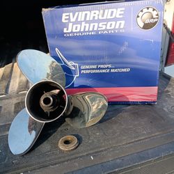 Stainless Steel Evinrude Outboard Prop 