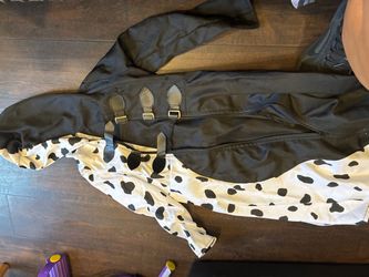 Sz 5/6 girls curelia devile Dalmatian dress costume