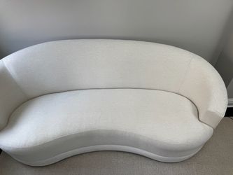Hardly Used - Crate & Barrel 88-inch Infiniti Curve Back Sofa