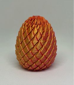 3D Printed Dragon Egg Figurine