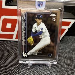 2025 Topps Chrome Update Roki Sasaki #USC73 (RC) MLB Debut