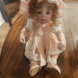 doll of double-side a  Face  porcelain