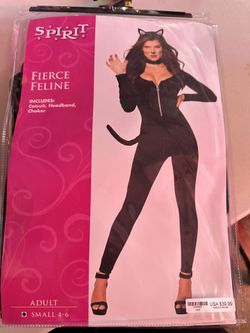 Adult Small- Cat Costume Size 4-6