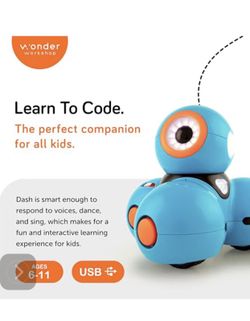 Dash Robot - Coding Robots for Kids 6+ - Voice Activated STEM Robot Toys - Interactive, Educational & Programmab