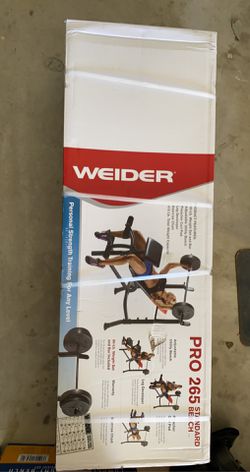 Weider Pro Bench Press w/ Weights
