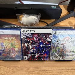 NEW SEALED Shin Megami Tensei V Steelbook Launch Edition + Visions of Mana + Romancing Saga for PS5
