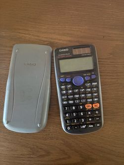 Casio FX-300ES Scientific Calculator with Plastic Cover Tested & Works