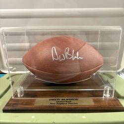 Drew Bledsoe Autograph Signed Football