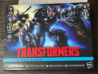 Hasbro Transformers Studio Series ROTF The Fallen Megatron Soundwave Set MISB cash local only!