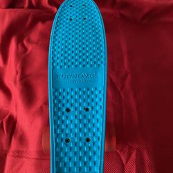 Kryptonics Torpedo Skateboard 22.5” Blue Like New 