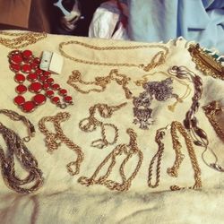 Vintage Korea Stamped Huge Assorted Jewelry Lot