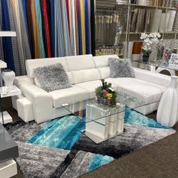 White Sectional