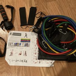 Resistance Bands Set 10-50 Pounds Bands