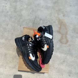 Size 8 Men Off-white Prestos Black 