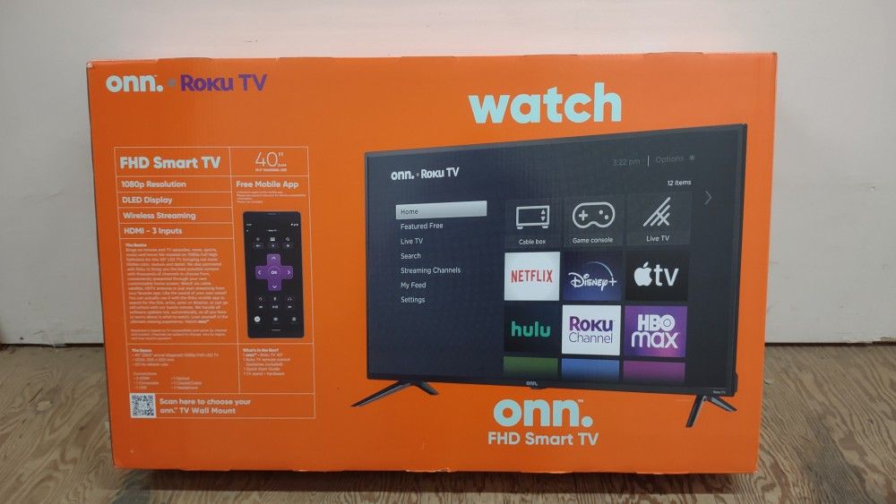 Brand New 40 Inch Roku Smart TV 
