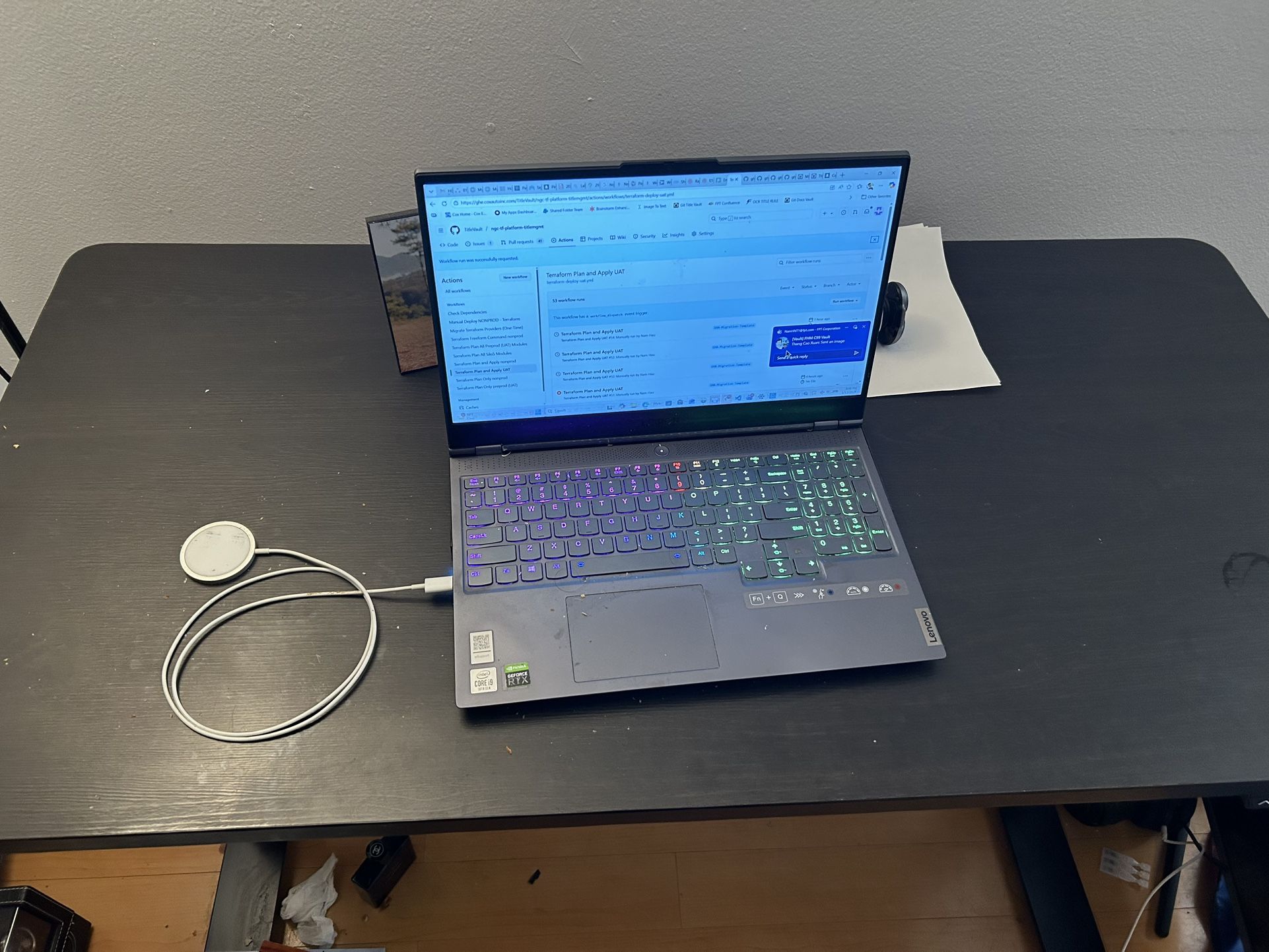 Working Table Adjust High Like New