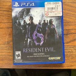 PS4 Game, Resident Evil (INCLUDES ALL MAP AND MULTIPLAYER DLC)