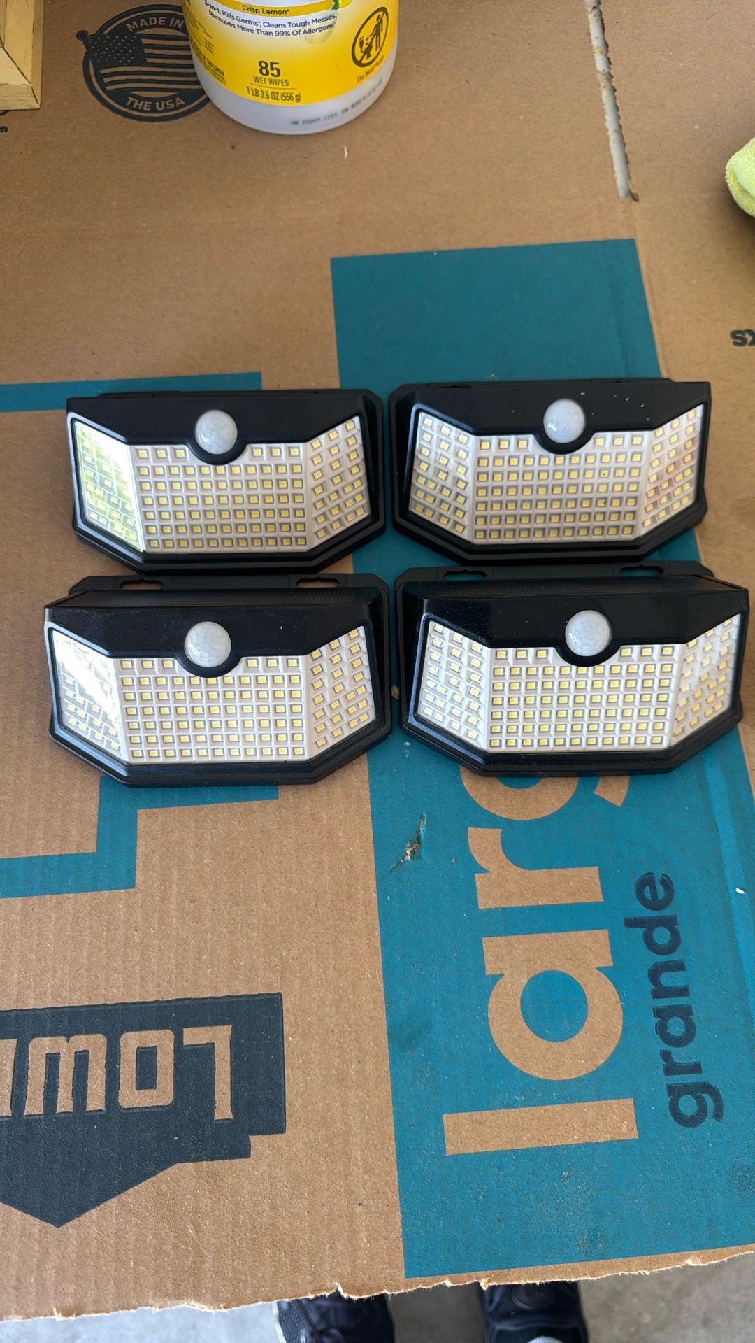 Solar Panel Outdoor Lights