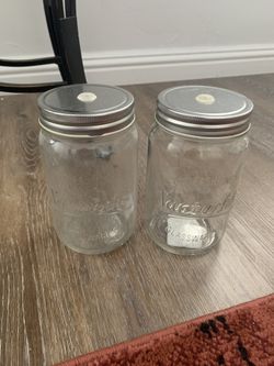 Mason jars new 3 of them