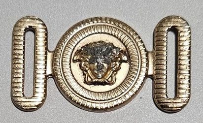 Versace Gold Tone Medusa Emblem Replacement For Sunglass Arm Side Icon Logo