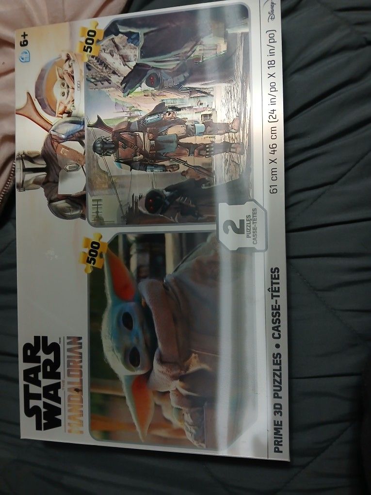 Star Wars The Mandalorian 3d Puzzle 2 Puzzles