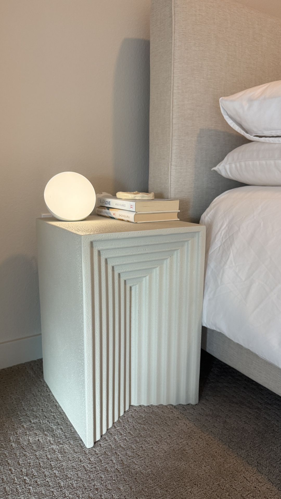 TWO DESIGNER SIDE TABLES: West Elm Zayden Indoor/Outdoor Side Tables (13")